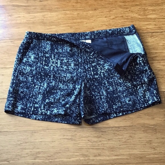 Kenar Navy Blue and White Print Shorts Size 10 - Picture 5 of 10